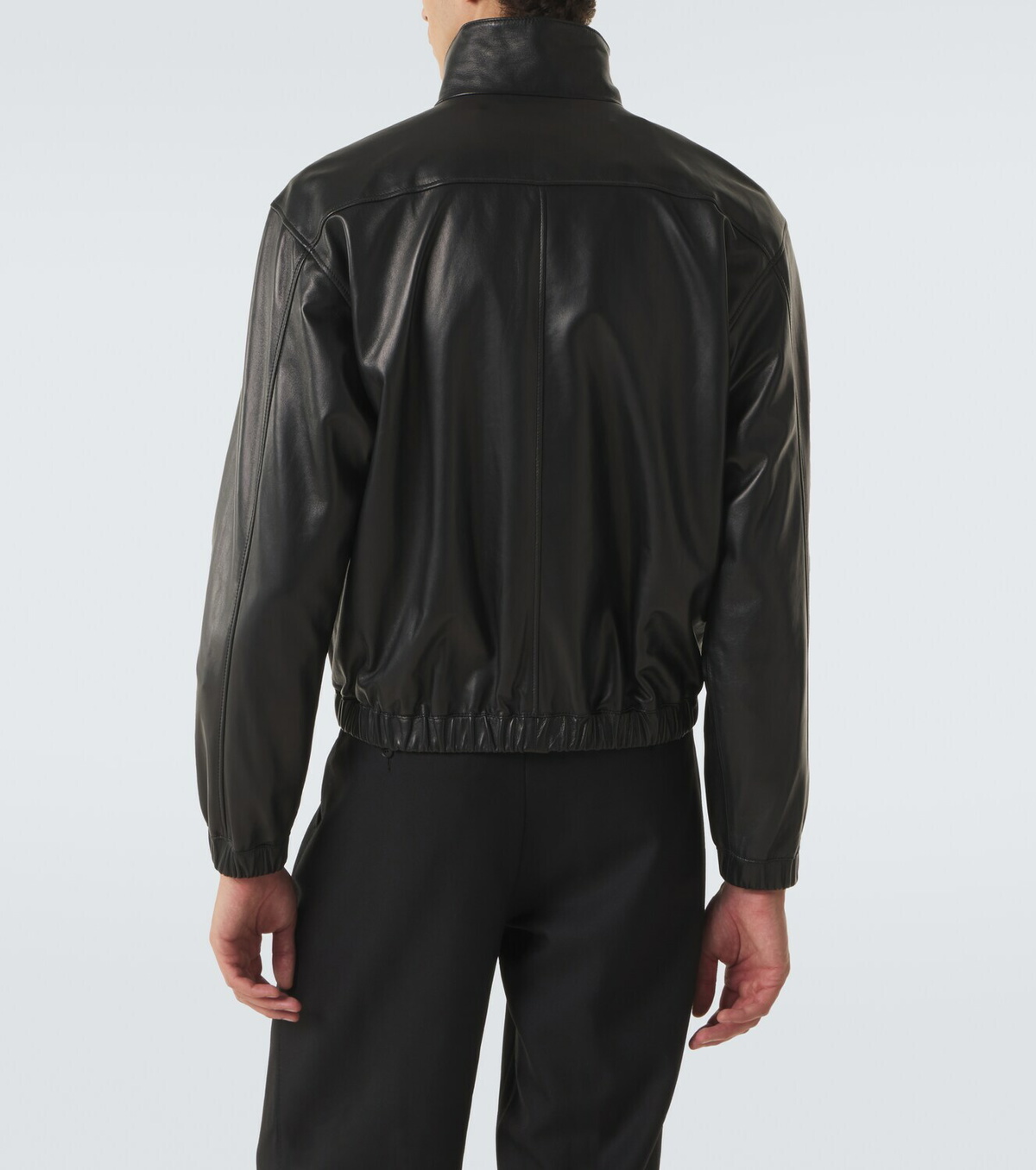 Saint Laurent Leather blouson jacket