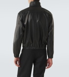 Saint Laurent Leather blouson jacket