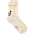 Rostersox Dog Socks in White