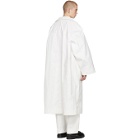 Kwaidan Editions SSENSE Exclusive White Oversized Lab Coat