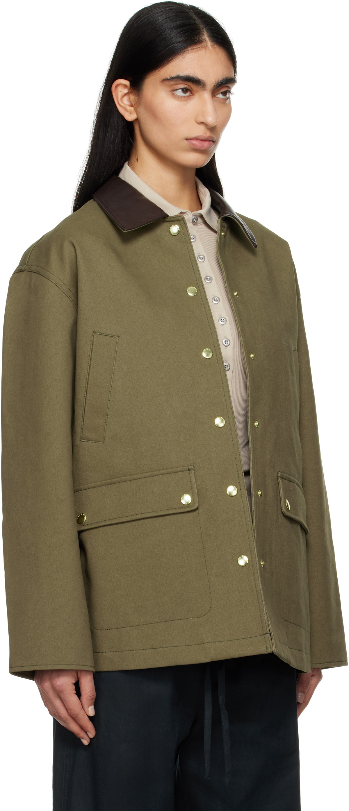 rag & bone Khaki Cassidy Cotton Jacket