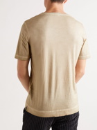 Massimo Alba - Panarea Garment-Dyed Cotton-Jersey T-Shirt - Neutrals