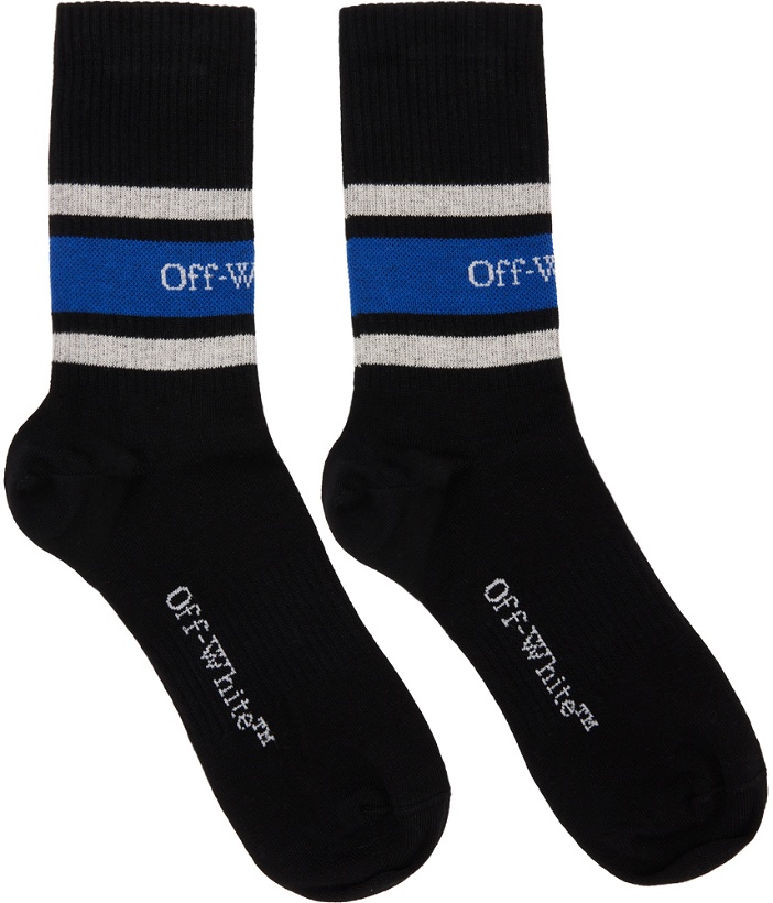 Photo: Off-White Black Striped Socks