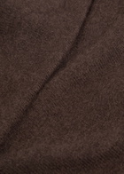 Reformation Elio Off-the-shoulder Knit top Dark Brown