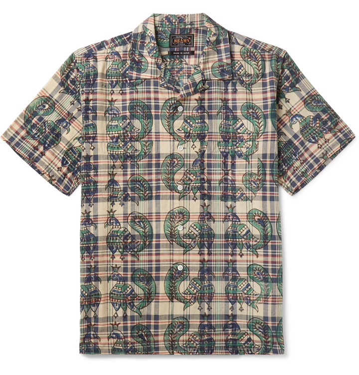 Photo: Beams Plus - Paisley Cotton-Poplin Shirt - Neutrals