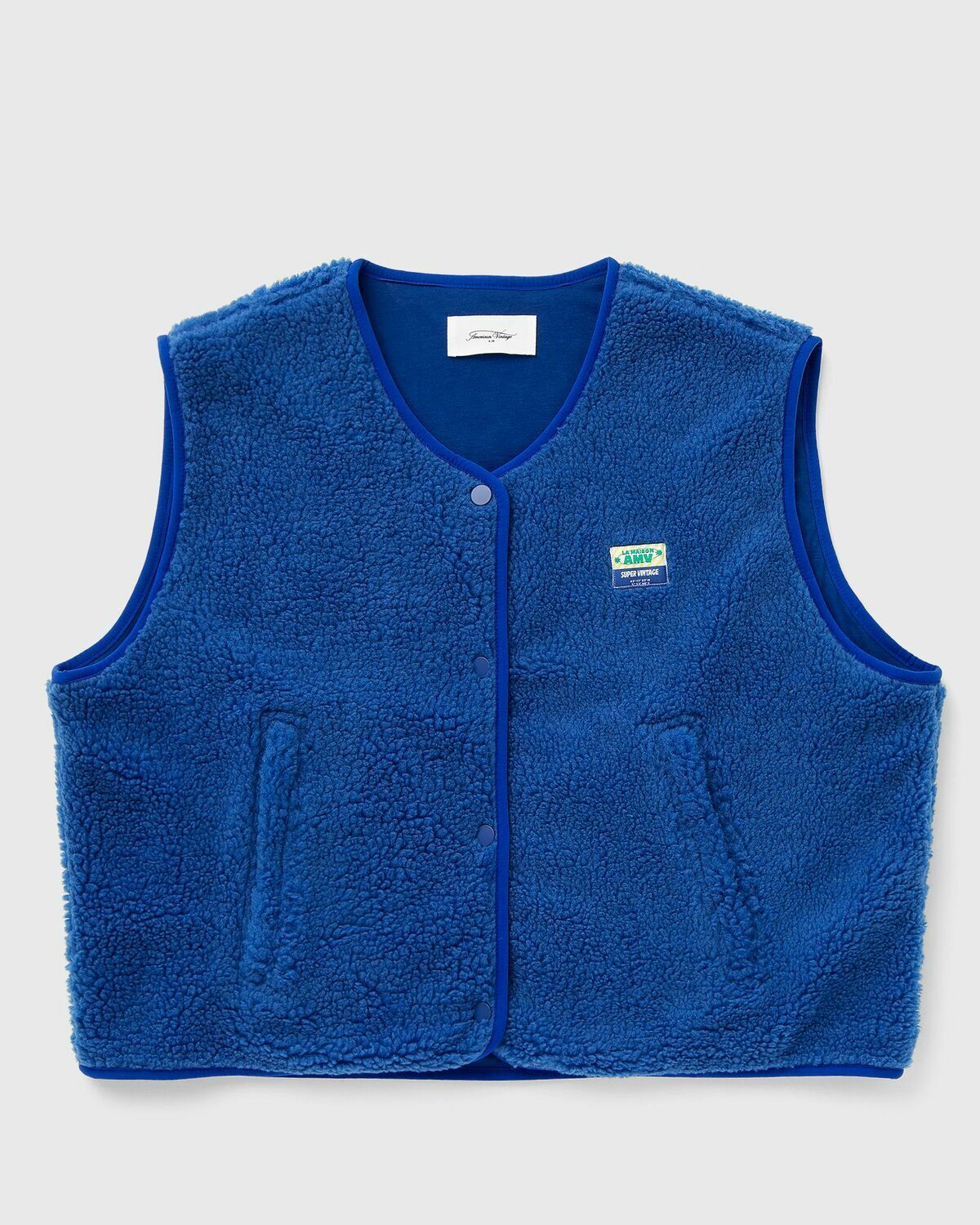 American Vintage HOKTOWN VEST Blue Women