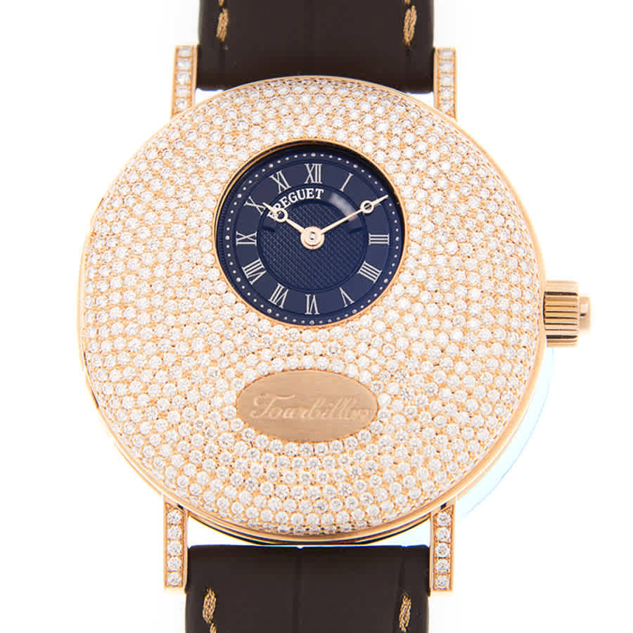 Breguet Classique Hand Wind Diamond Gold Dial Mens Watch 1808BR/92/9W6/DD00