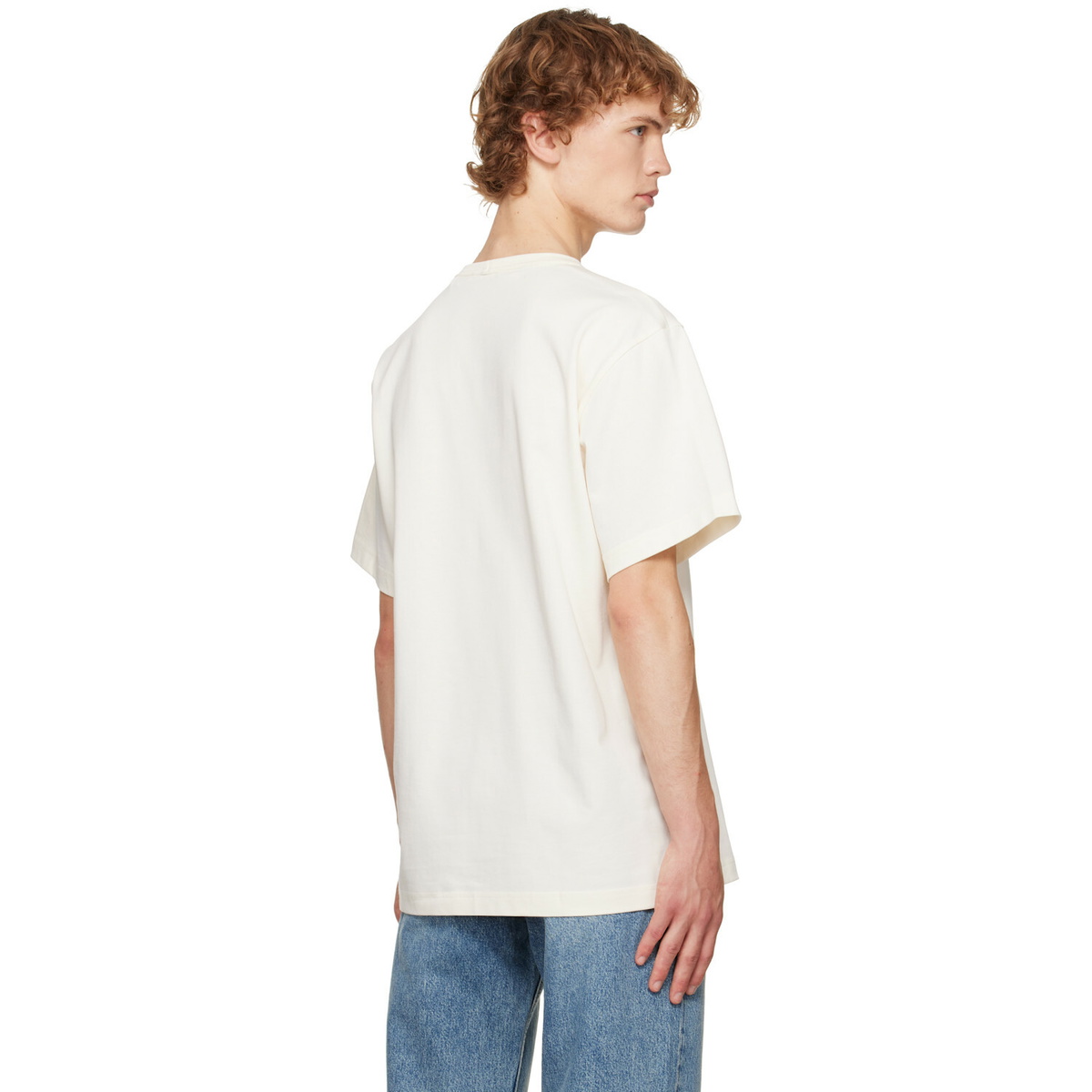 Helmut Lang Off-White Logo T-shirt
