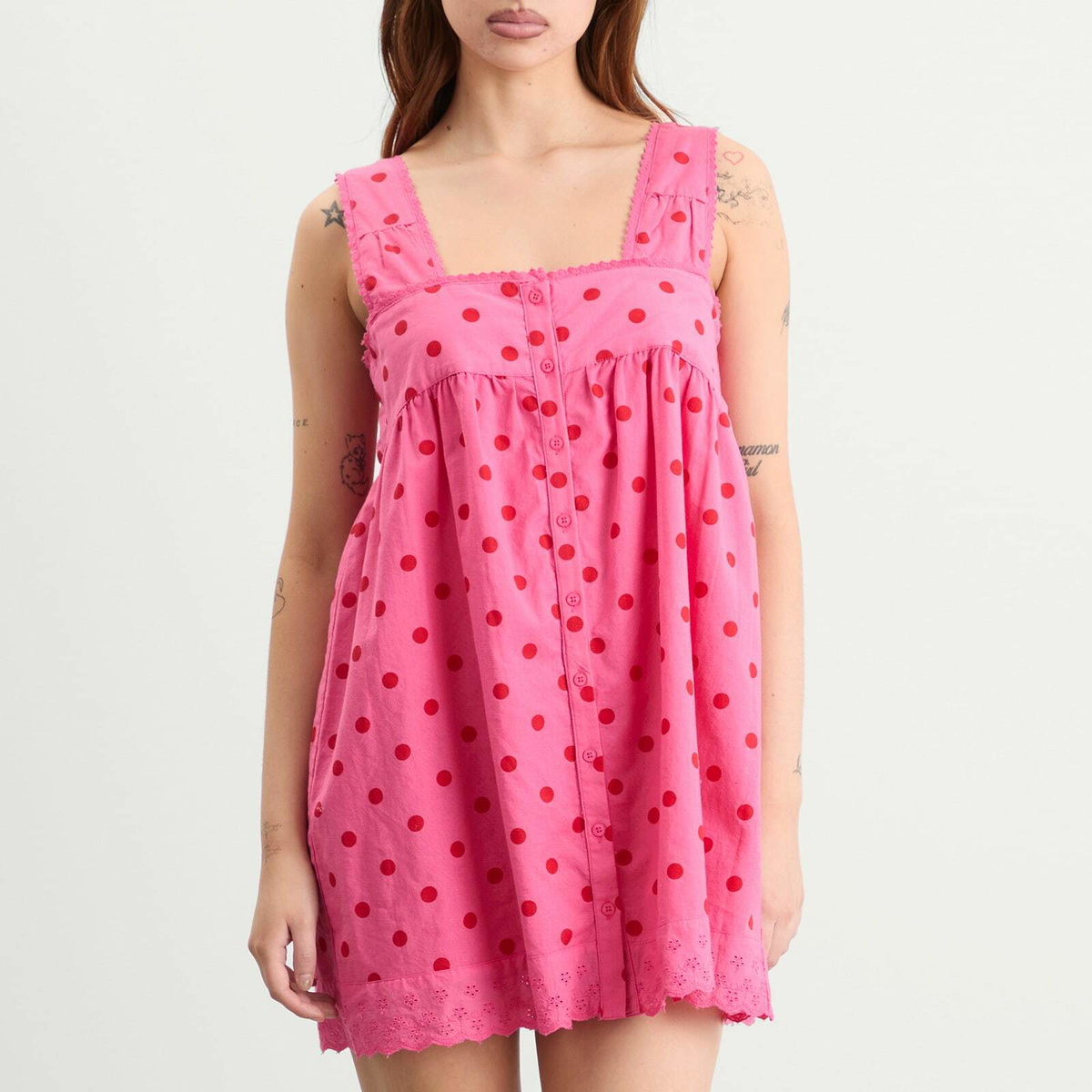 Damson Madder Women's Elspeth Dress in Pink