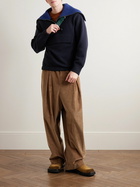 LOEWE - Wool Half-Zip Sweater - Blue