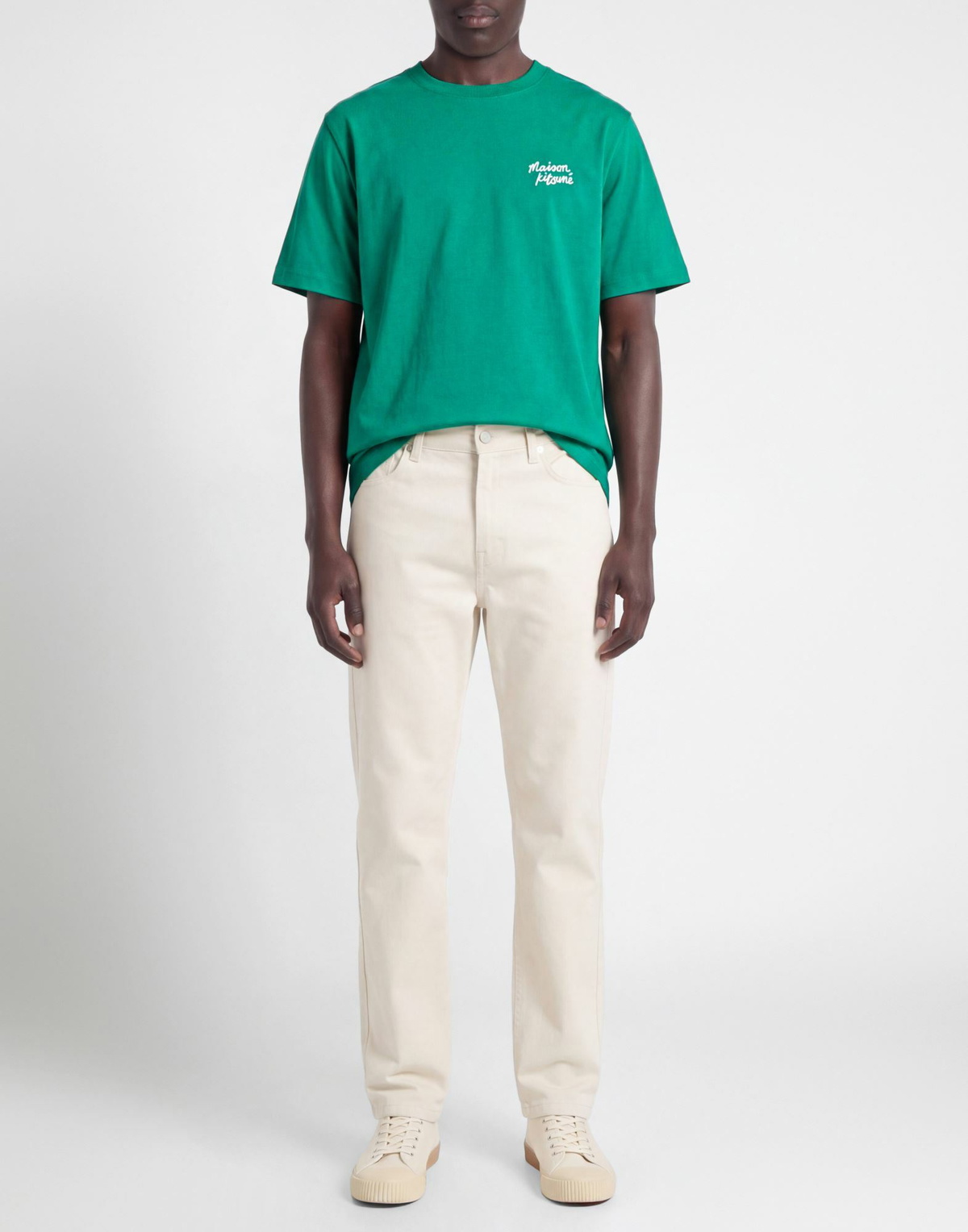 Maison Kitsuné Mens T-shirt in Green
