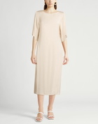 Peserico Womens Midi dress in Ivory