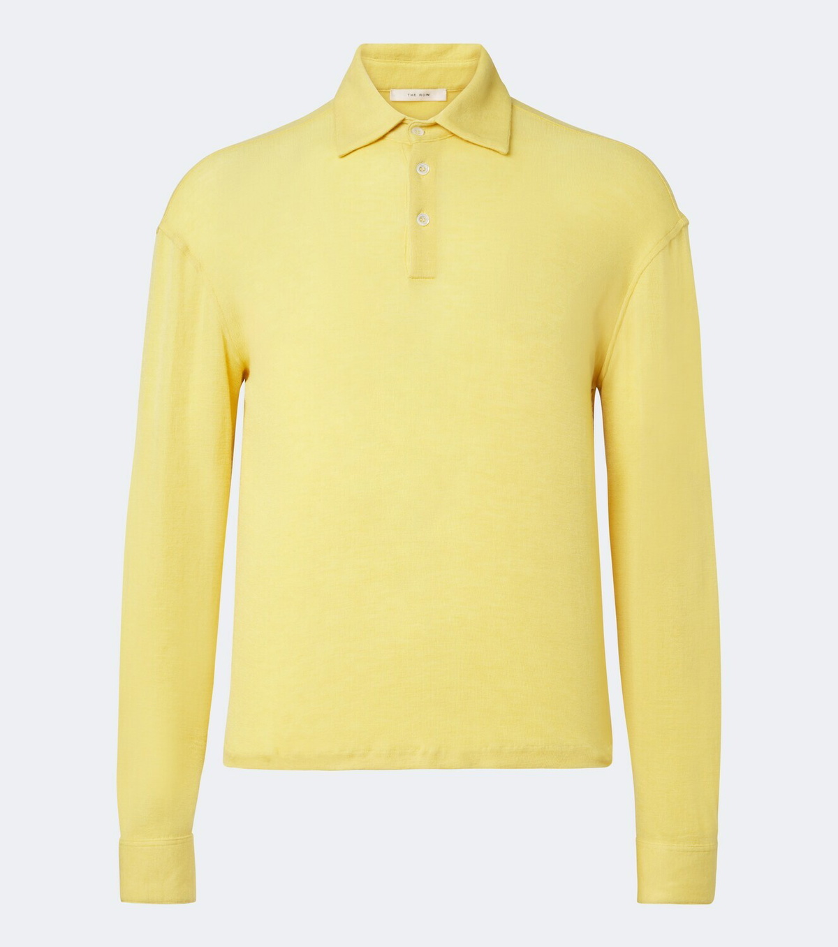 The Row Reyes cashmere and silk polo sweater
