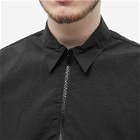 Studio Nicholson Men's Inject Short Sleeve Shirt in Black