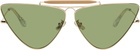 Marni Gold Cat Eye Sunglasses