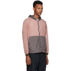 Nanamica Pink and Grey Packable Cruiser Jacket