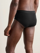 TOM FORD - Stretch-Cotton and Modal-Blend Briefs - Black