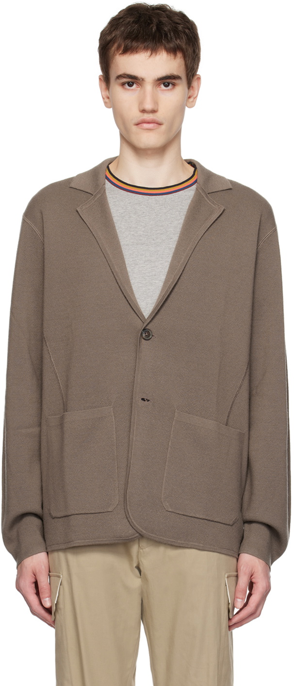 Paul Smith Taupe Notch Lapel Blazer Paul Smith