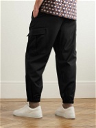 Barena - Rambagio Tapered Cotton-Blend Trousers - Black