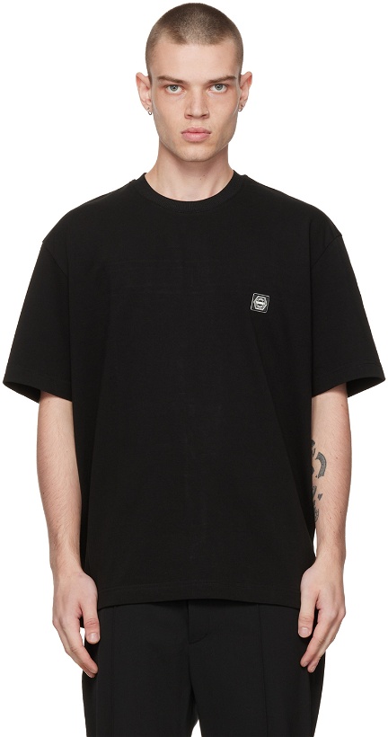Photo: Solid Homme Black Embroidered Back T-Shirt