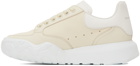 Alexander McQueen Beige Court Sneakers