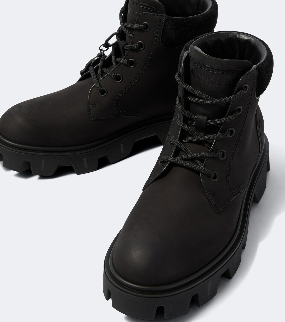 Moncler Peak City suede ankle boots