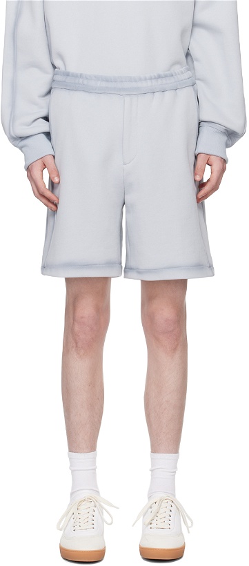Photo: Solid Homme Gray Pocket Shorts