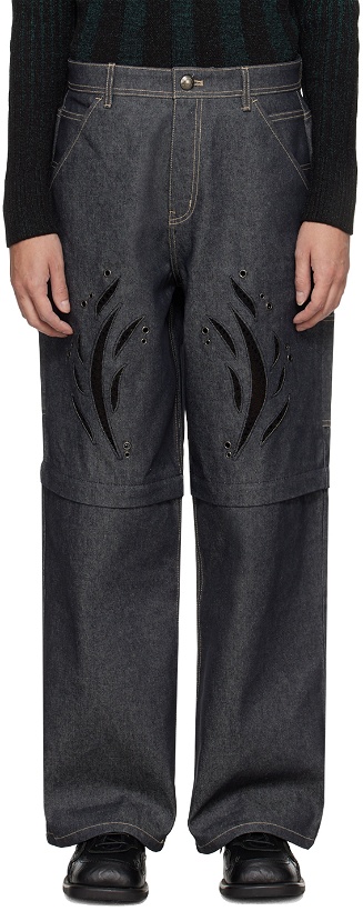 Photo: Andersson Bell Indigo Cutout Jeans