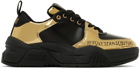 Versace Jeans Couture Black Speedtrack Sneakers