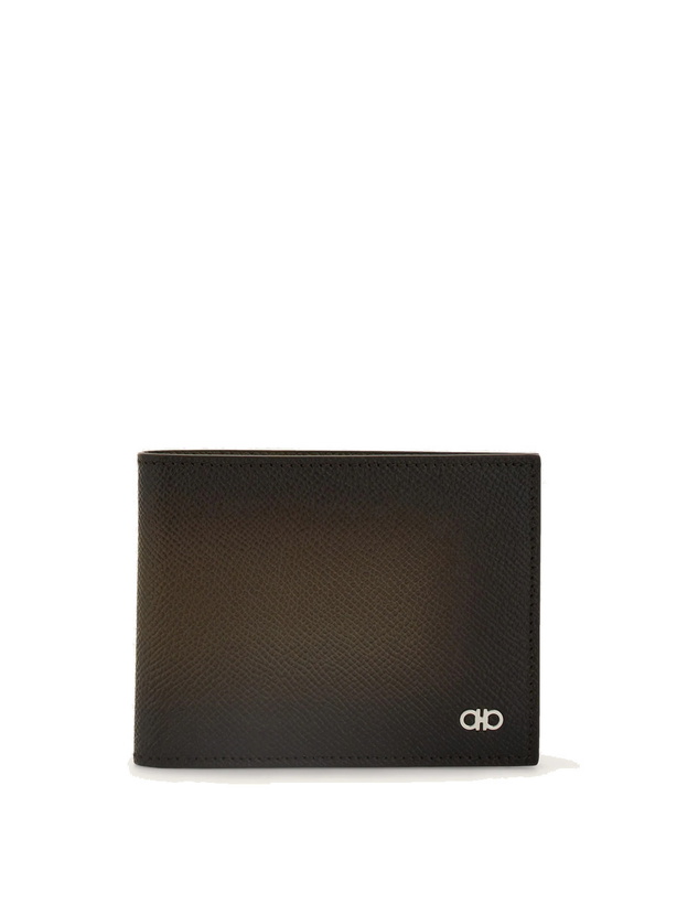 Photo: Ferragamo Mens Gancini wallet in Green
