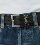 Saint Laurent - Slim grained leather belt