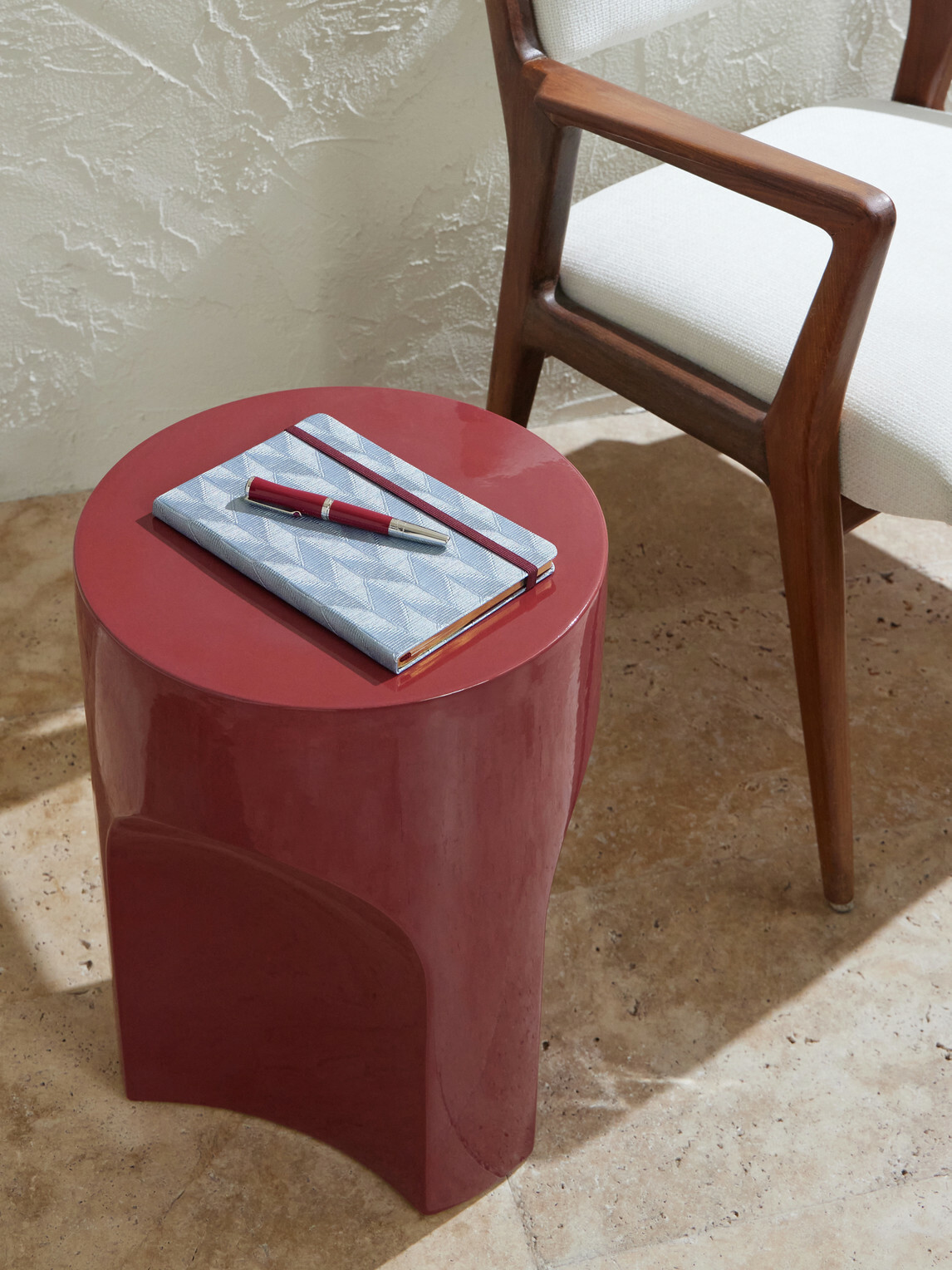 The Conran Shop - Doric Ceramic Side Table - Red