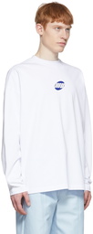 We11done White Cotton Long Sleeve T-Shirt