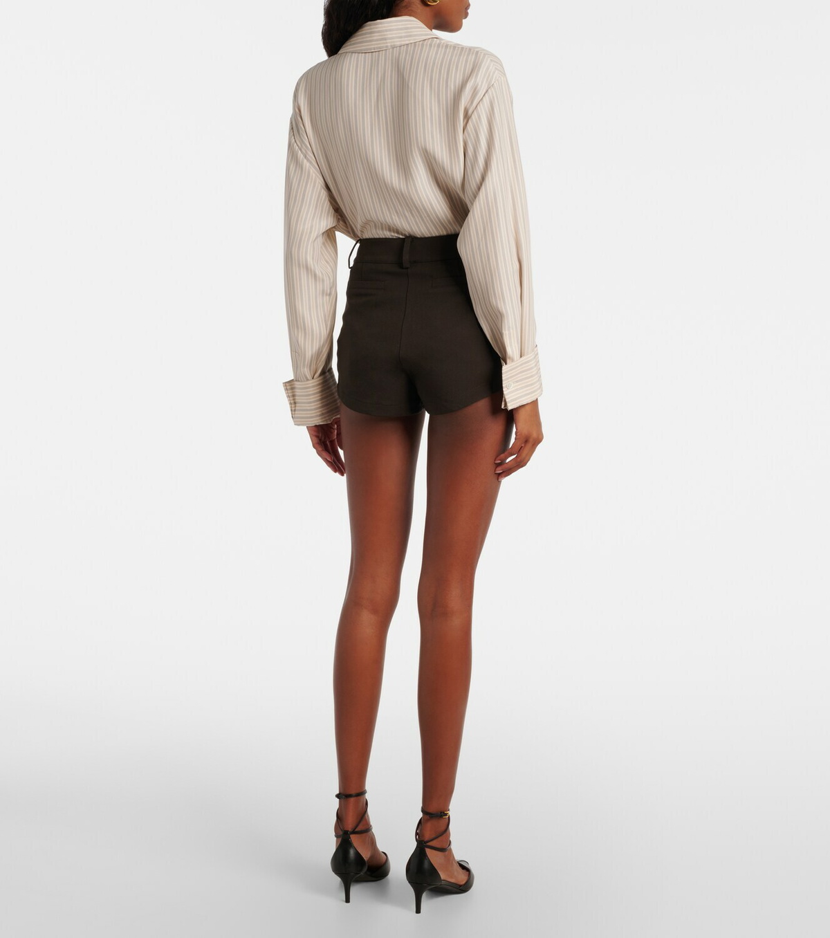 The Frankie Shop Leon high-rise shorts