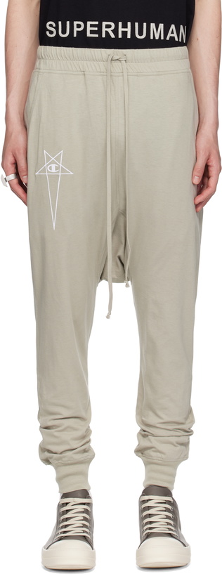 Photo: Rick Owens Off-White Champion Edition Prisoner Drawstring Sweatpants
