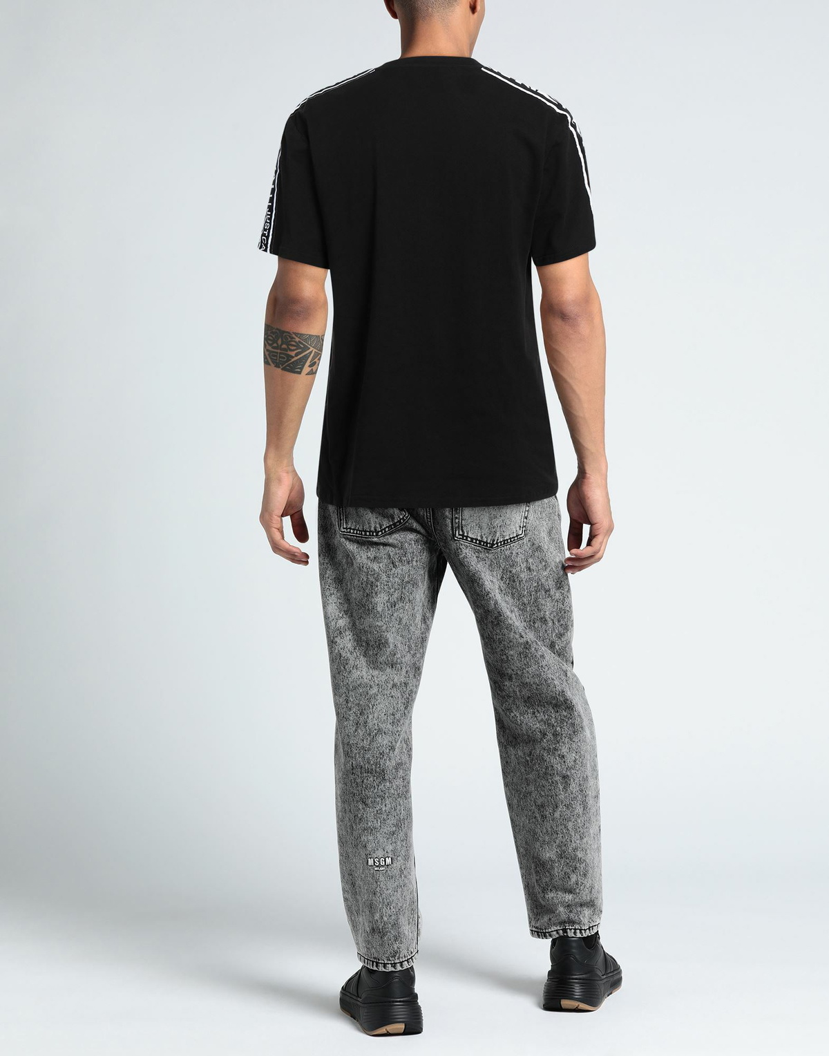 Just Cavalli Mens T-shirt in Black