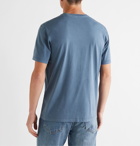 FRAME - Perfect Pima Cotton-Jersey T-Shirt - Blue