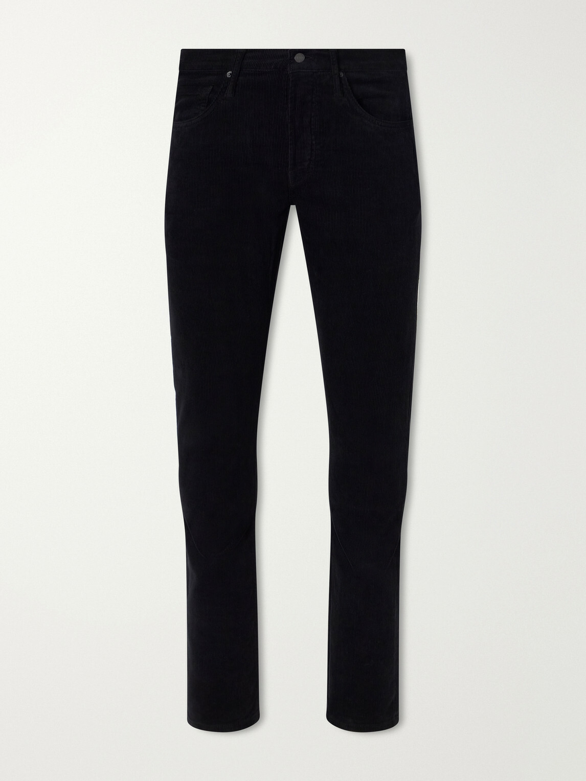 TOM FORD - Slim-Fit Cotton-Blend Corduroy Trousers - Black