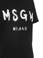 MSGM - Brush Stroke Logo Printed T-shirt