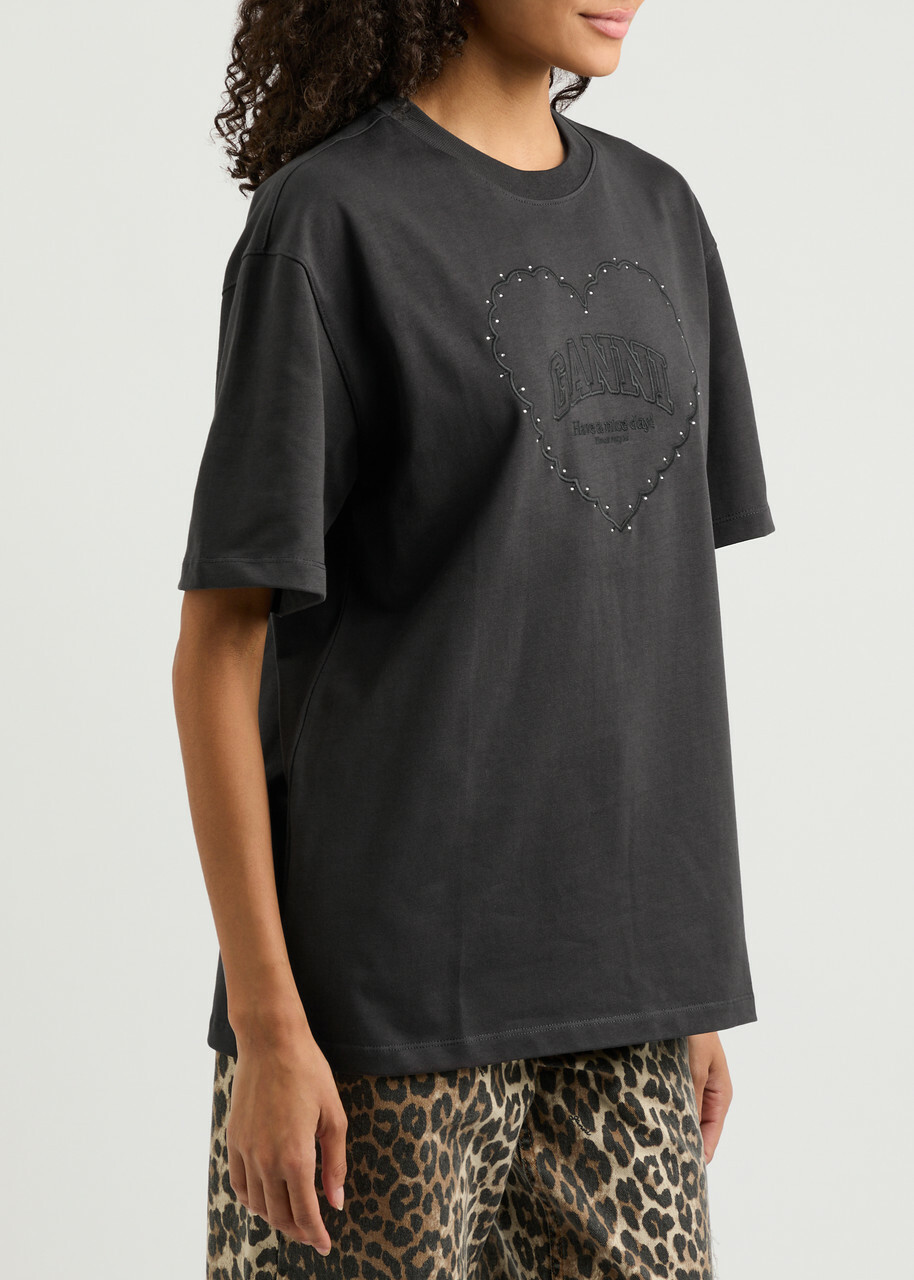 Tシャツ・カットソー Ganni W0321 943 Shirts Brown T4299_3667_324_1.jpg?sw=2000