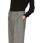 Loewe Black and White Houndstooth Pleated Trousers