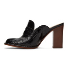 Loewe Black Loafer 90 Heels
