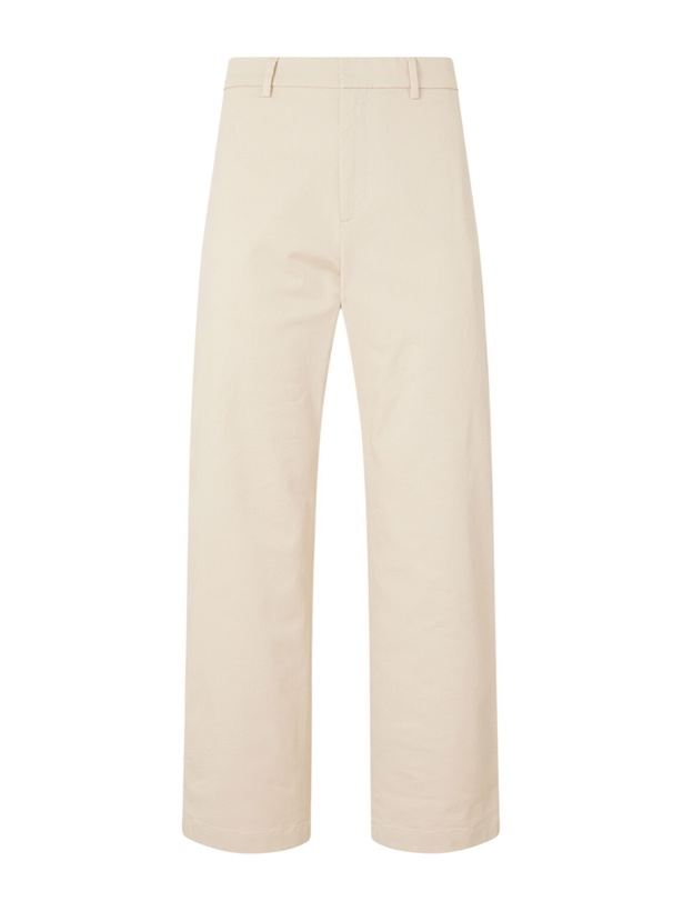 Photo: Barena - Wide-Leg Cotton-Blend Gabardine Trousers - Neutrals