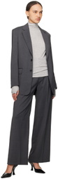 Filippa K Gray Mock Neck Sweater