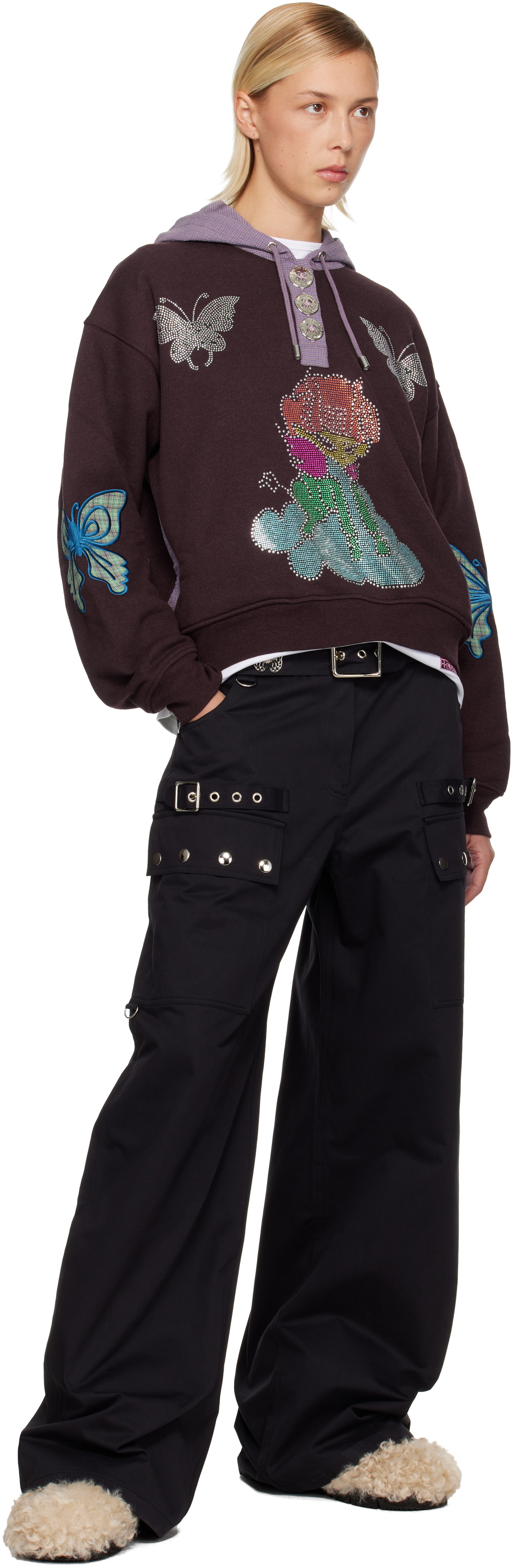 Chopova Lowena Brown Quimby Hoodie