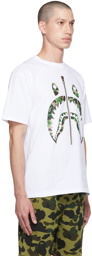 BAPE White Camo Shark T-Shirt