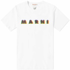 Marni Men's Logo T-Shirt in Lily White