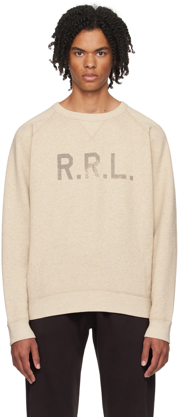 RRL Beige Raglan Sweatshirt RRL