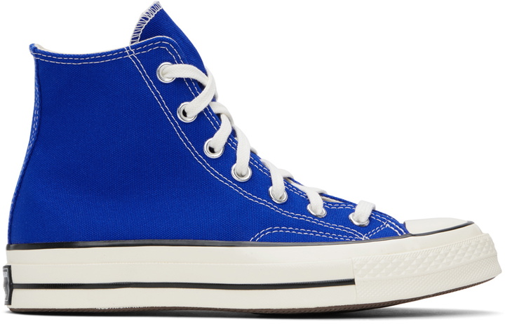 Photo: Converse Blue Chuck 70 High Top Sneakers