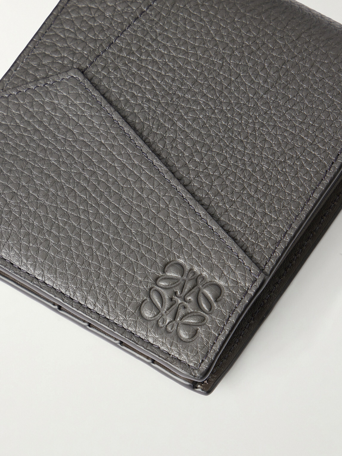 LOEWE - Puzzle Edge Panelled Full-Grain Leather Bifold Wallet